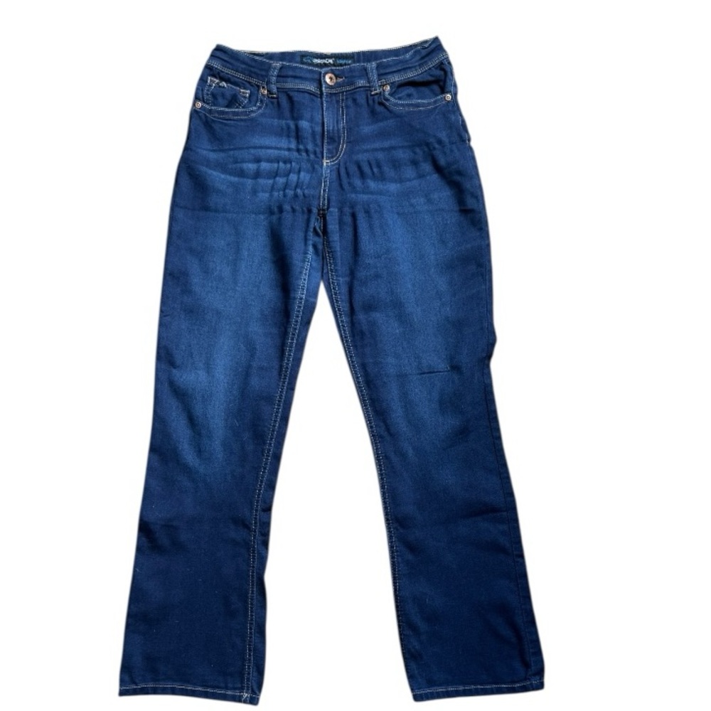 Jordache Juniors Dark Blue Boot Cut Jeans Size 16